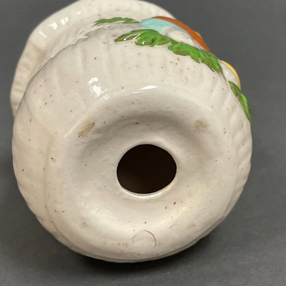 Vintage Salt‎ Shaker Mushrooms Mushroom Ceramic - No Stopper